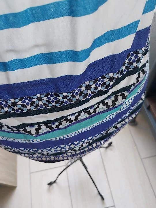 🌊 Nice Damart blue and white t-shirt – Size M 🌊 – photo 3